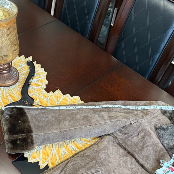 Brandon Thomas Dark Brown Teddy Jacket - Picture 5 of 11